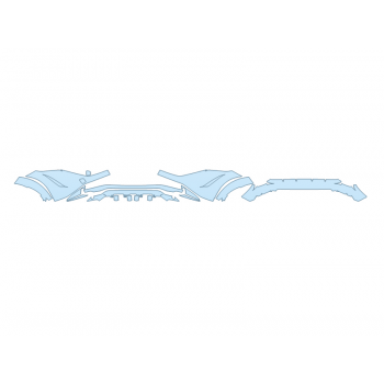 PAINT PROTECTION KIT - 2023 NISSAN ARIYA EVOLVE+ BUMPER (MULTI PIECE) - PRECUT PPF CLEAR BRA WRAP