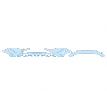 PAINT PROTECTION KIT - 2023 NISSAN ARIYA EVOLVE+ BUMPER (MULTI PIECE)WITH SENSORS - PRECUT PPF CLEAR BRA WRAP