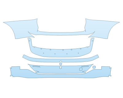 PAINT PROTECTION KIT - 2023 NISSAN ARIYA EVOLVE+ REAR BUMPER - PRECUT PPF CLEAR BRA WRAP