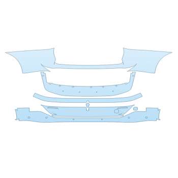 Precut PPF Kit – Clear Bra Paint Protection Film PAINT PROTECTION KIT - 2023 NISSAN ARIYA EVOLVE+ REAR BUMPER WITH SENSORS - PRECUT PPF CLEAR BRA WRAP