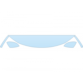 PAINT PROTECTION KIT - 2023 NISSAN ARIYA EVOLVE+ HOOD FENDERS MIRRORS 12 INCH (WRAPPED EDGES) - PRECUT PPF CLEAR BRA WRAP