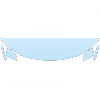 PAINT PROTECTION KIT - 2023 NISSAN ARIYA EVOLVE+ HOOD FENDERS MIRRORS 18 INCH (WRAPPED EDGES) - PRECUT PPF CLEAR BRA WRAP