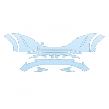 Precut PPF Kit – Clear Bra Paint Protection Film PAINT PROTECTION KIT - 2023 NISSAN ARIYA PLATINUM+ BUMPER - PRECUT PPF CLEAR BRA WRAP