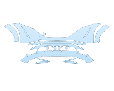 PAINT PROTECTION KIT - 2023 NISSAN ARIYA PLATINUM+ BUMPER - PRECUT PPF CLEAR BRA WRAP