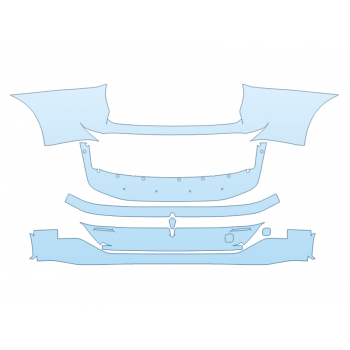 PAINT PROTECTION KIT - 2023 NISSAN ARIYA PLATINUM+ REAR BUMPER - PRECUT PPF CLEAR BRA WRAP