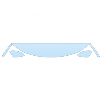 PAINT PROTECTION KIT - 2023 NISSAN ARIYA PLATINUM+ HOOD FENDERS MIRRORS 12 INCH (WRAPPED EDGES) - PRECUT PPF CLEAR BRA WRAP