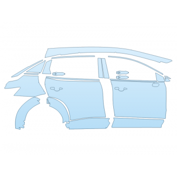 PAINT PROTECTION KIT - 2023 NISSAN ARIYA PLATINUM+ PASSENGER SIDE - PRECUT PPF CLEAR BRA WRAP