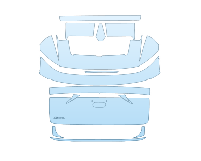 PAINT PROTECTION KIT - 2023 NISSAN ARIYA PLATINUM+ REAR HATCH - PRECUT PPF CLEAR BRA WRAP