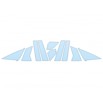 PAINT PROTECTION KIT - 2023 NISSAN ARIYA PLATINUM+ B PILLARS - PRECUT PPF CLEAR BRA WRAP