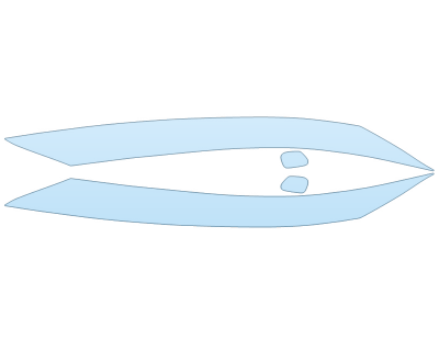 PAINT PROTECTION KIT - 2023 NISSAN ARIYA PLATINUM+ HEADLIGHTS FOGLIGHTS - PRECUT PPF CLEAR BRA WRAP