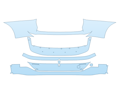 PAINT PROTECTION KIT - 2023 NISSAN ARIYA PREMIER REAR BUMPER - PRECUT PPF CLEAR BRA WRAP