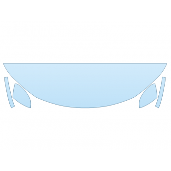 PAINT PROTECTION KIT - 2023 NISSAN ARIYA PREMIER HOOD FENDERS MIRRORS 18 INCH (WRAPPED EDGES) - PRECUT PPF CLEAR BRA WRAP