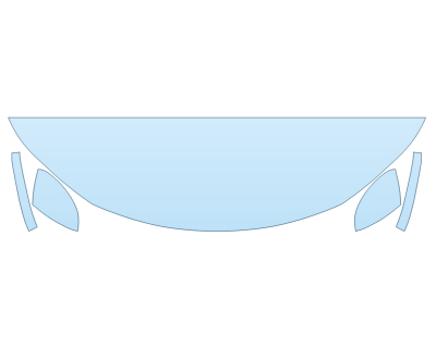 PAINT PROTECTION KIT - 2023 NISSAN ARIYA PREMIER HOOD FENDERS MIRRORS 18 INCH (WRAPPED EDGES) - PRECUT PPF CLEAR BRA WRAP