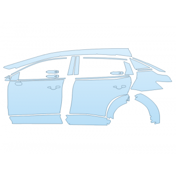 PAINT PROTECTION KIT - 2023 NISSAN ARIYA PREMIER DRIVER SIDE - PRECUT PPF CLEAR BRA WRAP