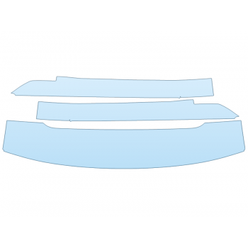 PAINT PROTECTION KIT - 2023 NISSAN ARIYA PREMIER ROOF PILLARS - PRECUT PPF CLEAR BRA WRAP