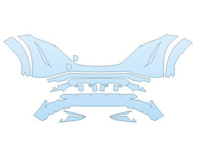 PAINT PROTECTION KIT - 2023 NISSAN ARIYA VENTURE+ BUMPER - PRECUT PPF CLEAR BRA WRAP