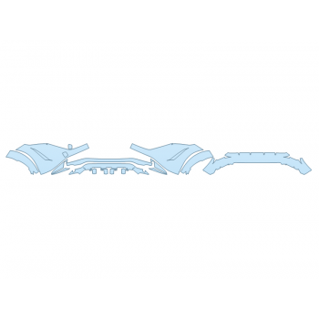 PAINT PROTECTION KIT - 2023 NISSAN ARIYA VENTURE+ BUMPER (MULTI PIECE) - PRECUT PPF CLEAR BRA WRAP