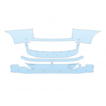 PAINT PROTECTION KIT - 2023 NISSAN ARIYA VENTURE+ REAR BUMPER WITH SENSORS - PRECUT PPF CLEAR BRA WRAP