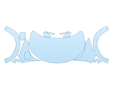 PAINT PROTECTION KIT - 2023 NISSAN ARIYA VENTURE+ FULL HOOD FENDERS MIRRORS(WRAPPED EDGES) - PRECUT PPF CLEAR BRA WRAP