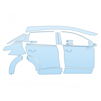 PAINT PROTECTION KIT - 2023 NISSAN ARIYA VENTURE+ PASSENGER SIDE - PRECUT PPF CLEAR BRA WRAP