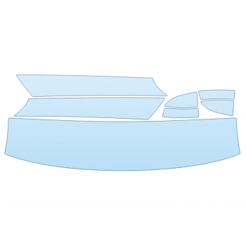 PAINT PROTECTION KIT - 2023 NISSAN ARMADA MIDNIGHT EDITION ROOF PILLARS - PRECUT PPF CLEAR BRA WRAP