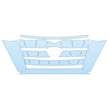 PAINT PROTECTION KIT - 2023 NISSAN ARMADA PLATINUM GRILL - PRECUT PPF CLEAR BRA WRAP