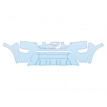Precut PPF Kit – Clear Bra Paint Protection Film PAINT PROTECTION KIT - 2023 NISSAN ARMADA S BUMPER - PRECUT PPF CLEAR BRA WRAP
