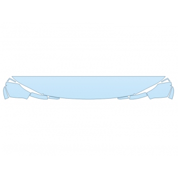 PAINT PROTECTION KIT - 2023 NISSAN ARMADA S HOOD FENDERS MIRRORS 12 INCH (WRAPPED EDGES) - PRECUT PPF CLEAR BRA WRAP