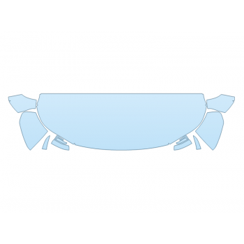 PAINT PROTECTION KIT - 2023 NISSAN ARMADA S HOOD FENDERS MIRRORS 24 INCH (WRAPPED EDGES) - PRECUT PPF CLEAR BRA WRAP