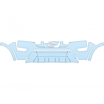 PAINT PROTECTION KIT - 2023 NISSAN ARMADA SL BUMPER - PRECUT PPF CLEAR BRA WRAP