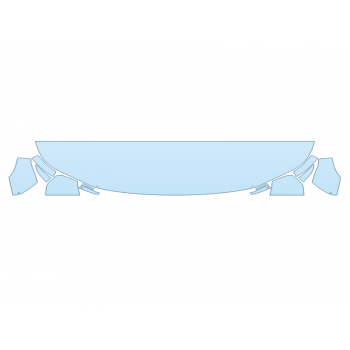 PAINT PROTECTION KIT - 2023 NISSAN ARMADA SL HOOD FENDERS MIRRORS 18 INCH (WRAPPED EDGES) - PRECUT PPF CLEAR BRA WRAP