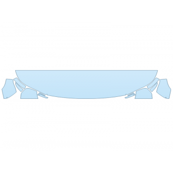 PAINT PROTECTION KIT - 2023 NISSAN ARMADA SL HOOD FENDERS MIRRORS 18 INCH (WRAPPED EDGES) - PRECUT PPF CLEAR BRA WRAP