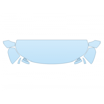 PAINT PROTECTION KIT - 2023 NISSAN ARMADA SL HOOD FENDERS MIRRORS 24 INCH (WRAPPED EDGES) - PRECUT PPF CLEAR BRA WRAP