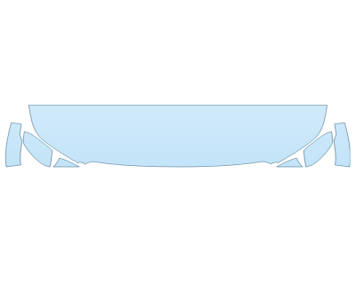 PAINT PROTECTION KIT - 2024 NISSAN FRONTIER S HOOD FENDERS MIRRORS 18 INCH (WRAPPED EDGES) - PRECUT PPF CLEAR BRA WRAP