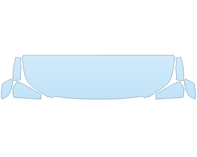 PAINT PROTECTION KIT - 2024 NISSAN FRONTIER S HOOD FENDERS MIRRORS 24 INCH (WRAPPED EDGES) - PRECUT PPF CLEAR BRA WRAP