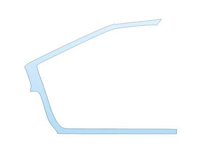 PAINT PROTECTION KIT - 2024 NISSAN FRONTIER S PASSENGER SIDE - PRECUT PPF CLEAR BRA WRAP