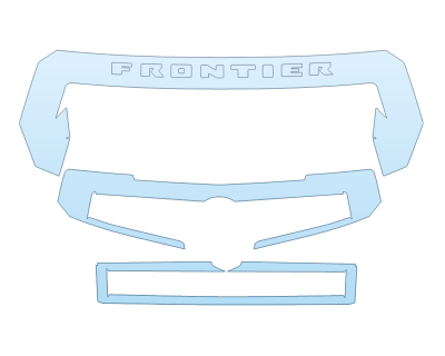 PAINT PROTECTION KIT - 2024 NISSAN FRONTIER S GRILL - PRECUT PPF CLEAR BRA WRAP