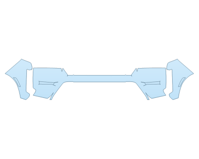 2023 NISSAN FRONTIER SV CONVENIENCE BUMPER (MULTI PIECE)