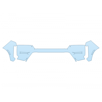 Precut PPF Kit – Clear Bra Paint Protection Film PAINT PROTECTION KIT - 2024 NISSAN FRONTIER SV SPORT BUMPER (MULTI PIECE) - PRECUT PPF CLEAR BRA WRAP