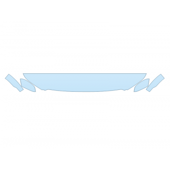 Precut PPF Kit – Clear Bra Paint Protection Film PAINT PROTECTION KIT - 2024 NISSAN FRONTIER SV SPORT HOOD FENDERS MIRRORS 12 INCH (WRAPPED EDGES) - PRECUT PPF CLEAR BRA WRAP