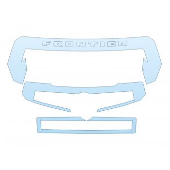 PAINT PROTECTION KIT - 2023 NISSAN FRONTIER SV SPORT GRILL - PRECUT PPF CLEAR BRA WRAP