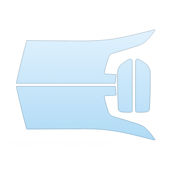 PAINT PROTECTION KIT - 2023 NISSAN FRONTIER SV SPORT HEADLIGHTS FOGLIGHTS - PRECUT PPF CLEAR BRA WRAP