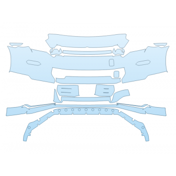 PAINT PROTECTION KIT - 2023 NISSAN GT-R T-SPEC BUMPER - PRECUT PPF CLEAR BRA WRAP