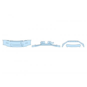 PAINT PROTECTION KIT - 2023 NISSAN GT-R T-SPEC BUMPER (MULTI PIECE) - PRECUT PPF CLEAR BRA WRAP
