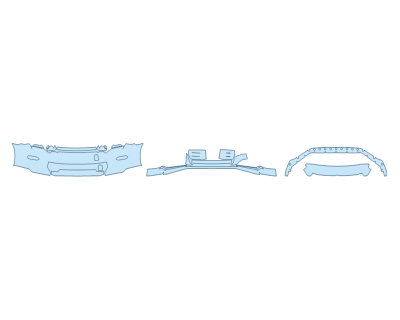 PAINT PROTECTION KIT - 2023 NISSAN GT-R T-SPEC BUMPER (MULTI PIECE) - PRECUT PPF CLEAR BRA WRAP