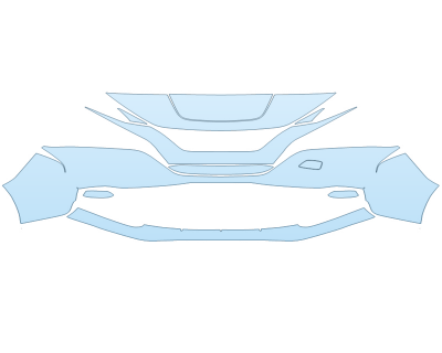 Precut PPF Kit – Clear Bra Paint Protection Film PAINT PROTECTION KIT - 2023 NISSAN LEAF S BUMPER - PRECUT PPF CLEAR BRA WRAP