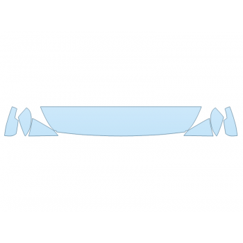 PAINT PROTECTION KIT - 2023 NISSAN LEAF S HOOD FENDERS MIRRORS 12 INCH (WRAPPED EDGES) - PRECUT PPF CLEAR BRA WRAP