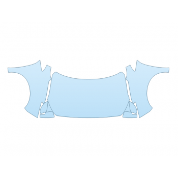 PAINT PROTECTION KIT - 2023 NISSAN LEAF S FULL HOOD FENDERS MIRRORS(WRAPPED EDGES) - PRECUT PPF CLEAR BRA WRAP