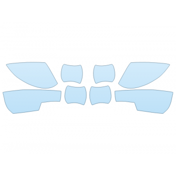 PAINT PROTECTION KIT - 2023 NISSAN LEAF S MIRRORS DOOR CUPS - PRECUT PPF CLEAR BRA WRAP