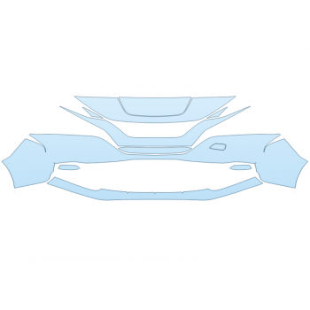 PAINT PROTECTION KIT - 2023 NISSAN LEAF SL BUMPER - PRECUT PPF CLEAR BRA WRAP